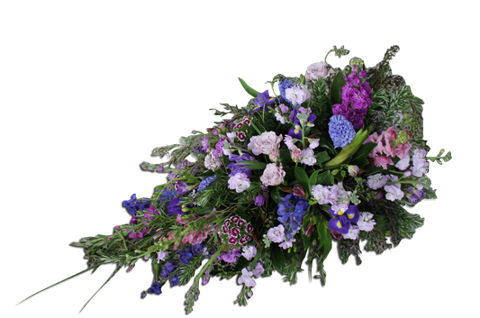 Casket Spray | Mauve and Purple