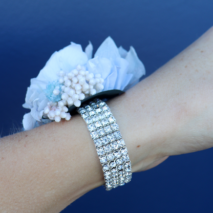 Wrist Corsage Preserved | Powder Blue